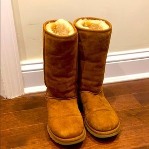 Tall Ugg Chestnut Boots (size 6)